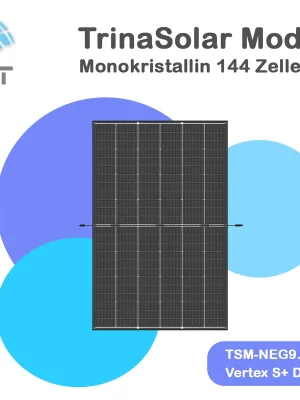 Solarmodule Trina 435 TSM-NEG9RC.27 bifazial Vertex S+ Doppe Direkt Vom Hersteller